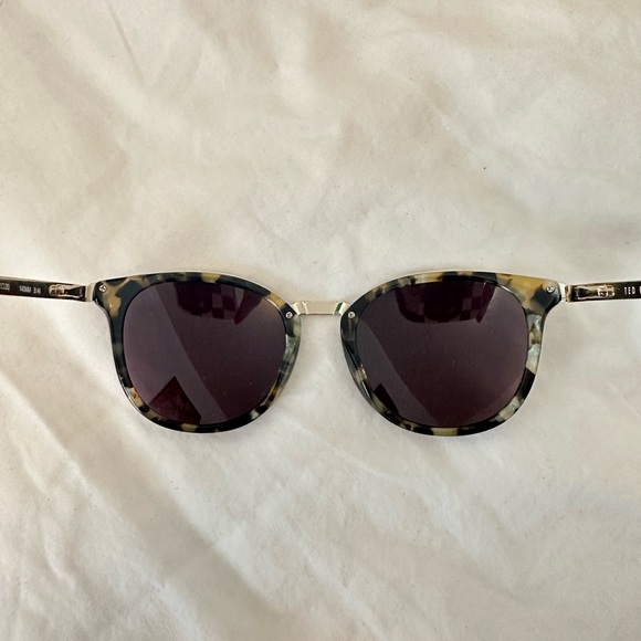 Ted Baker Tortise Shell Green Reflective Sunglasses main image 9